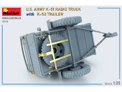 Us Army K-51 Radio Truck With K-52 Trailer. Interior Kit - image 53