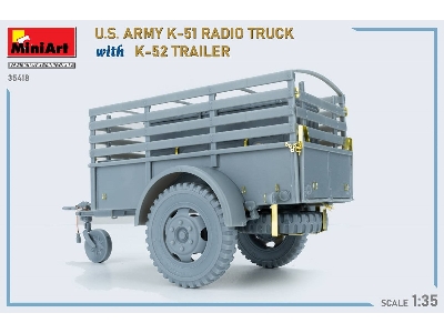 Us Army K-51 Radio Truck With K-52 Trailer. Interior Kit - image 55