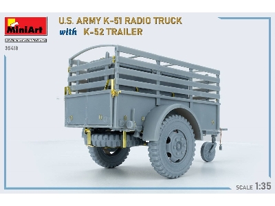 Us Army K-51 Radio Truck With K-52 Trailer. Interior Kit - image 56
