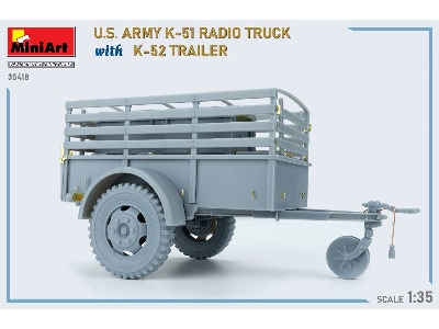 Us Army K-51 Radio Truck With K-52 Trailer. Interior Kit - image 57