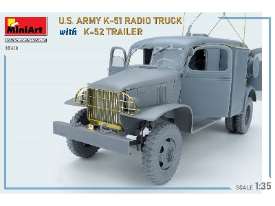 Us Army K-51 Radio Truck With K-52 Trailer. Interior Kit - image 66