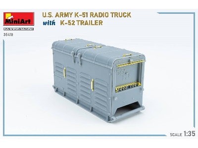 Us Army K-51 Radio Truck With K-52 Trailer. Interior Kit - image 81