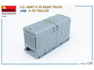 Us Army K-51 Radio Truck With K-52 Trailer. Interior Kit - image 82
