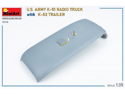 Us Army K-51 Radio Truck With K-52 Trailer. Interior Kit - image 88