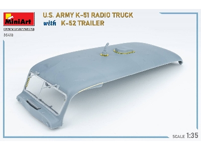Us Army K-51 Radio Truck With K-52 Trailer. Interior Kit - image 89
