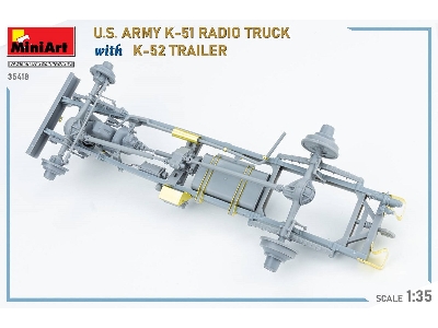 Us Army K-51 Radio Truck With K-52 Trailer. Interior Kit - image 90