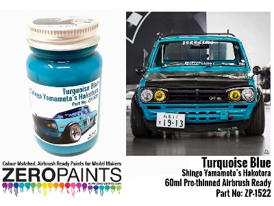 1522 - Turquoise Blue Paint - Shingo Yamamoto's Hakotora - image 2