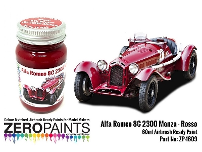 1609 Alfa Romeo 8c 2300 Monza Rosso - image 1