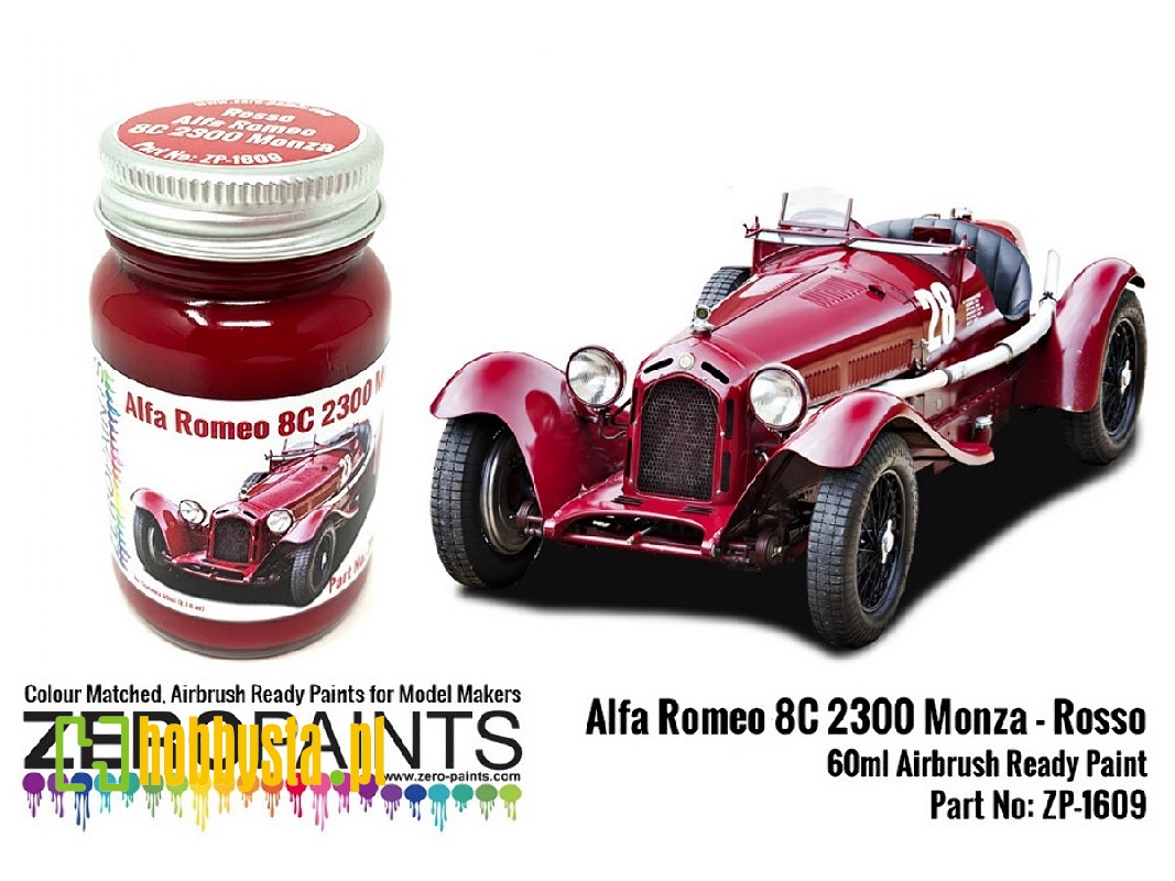 1609 Alfa Romeo 8c 2300 Monza Rosso - image 1