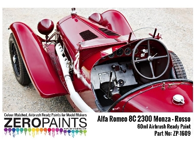 1609 Alfa Romeo 8c 2300 Monza Rosso - image 2