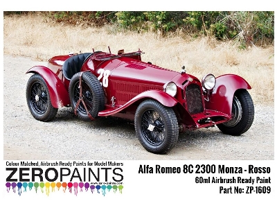 1609 Alfa Romeo 8c 2300 Monza Rosso - image 3