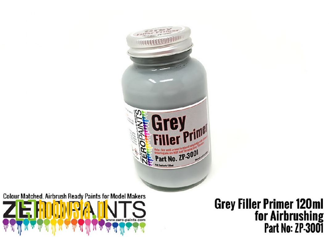 3001 - Grey Filler Primer For Airbrushing - image 1