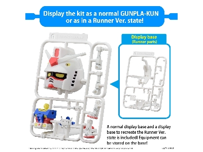 Gunpla-kun Dx Set (With Runner Ver. Recreation Parts) - image 4
