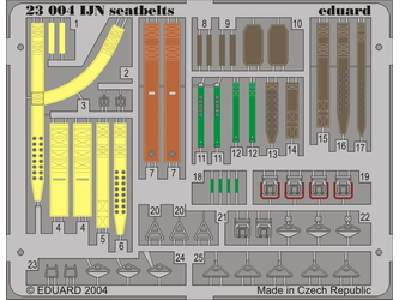 Seatbelts IJN 1/24 - image 1