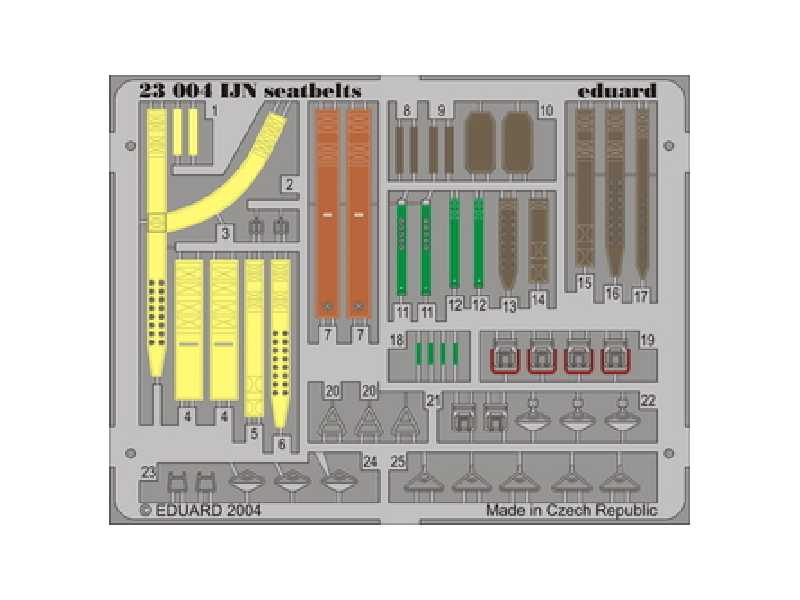 Seatbelts IJN 1/24 - image 1