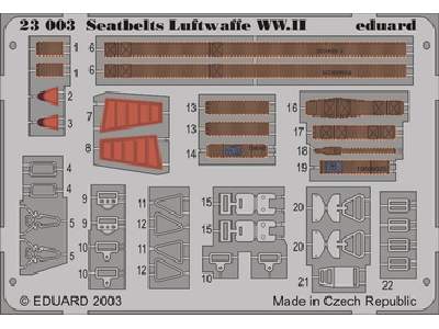 Seatbelts Luftwaffe WWII 1/24 - image 1