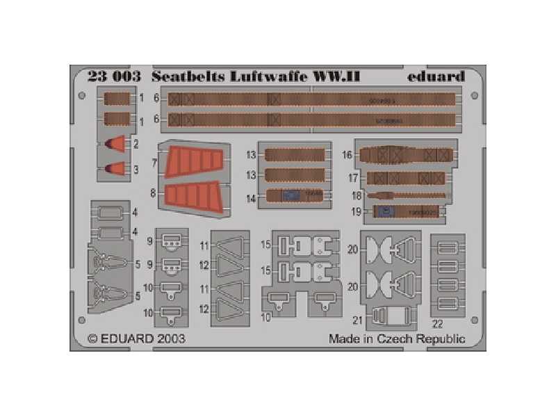 Seatbelts Luftwaffe WWII 1/24 - image 1