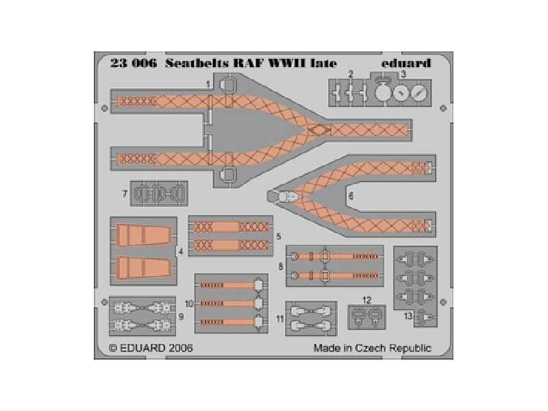Seatbelts RAF WWII late 1/24 - image 1