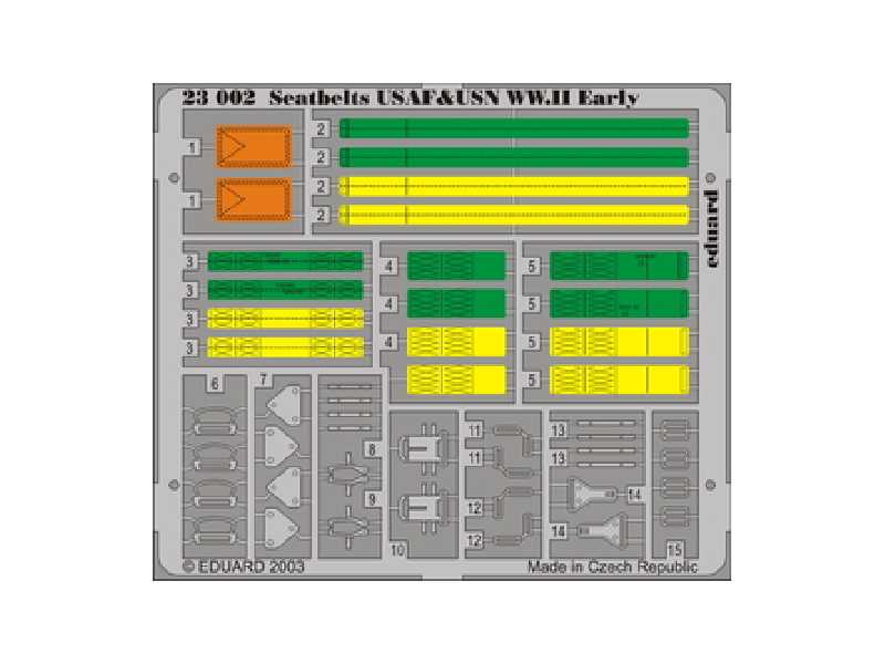Seatbelts USAF & USN WWII early 1/24 - image 1