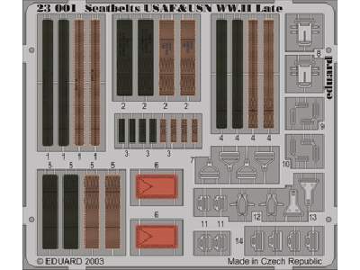 Seatbelts USAF & USN WWII late 1/24 - image 1