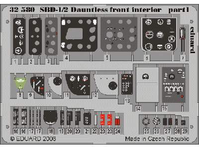 SBD-1/2 front interior 1/32 - Trumpeter - image 2