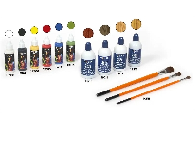 90547 Basic Paint Pack With Dyes And Brushes - image 1
