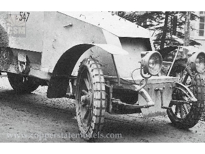 Ducasble Tyres For French Armored Car Model 1914 - image 5