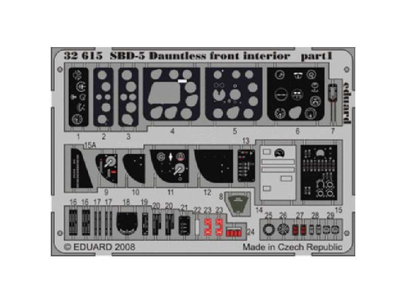 SBD-5 front interior S. A. 1/32 - Trumpeter - image 1