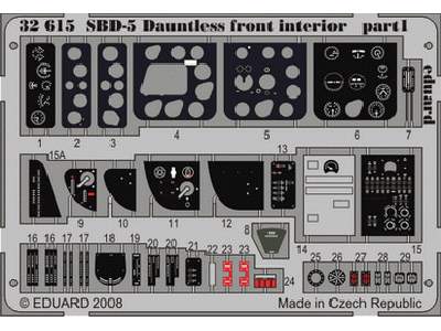 SBD-5 front interior S. A. 1/32 - Trumpeter - image 2