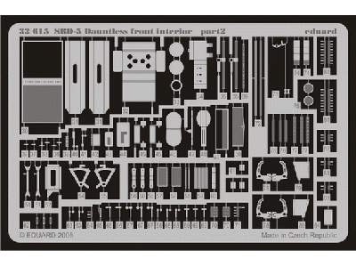 SBD-5 front interior S. A. 1/32 - Trumpeter - image 3