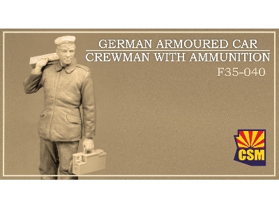 German Armoured Car Crewman With Ammunition - image 1
