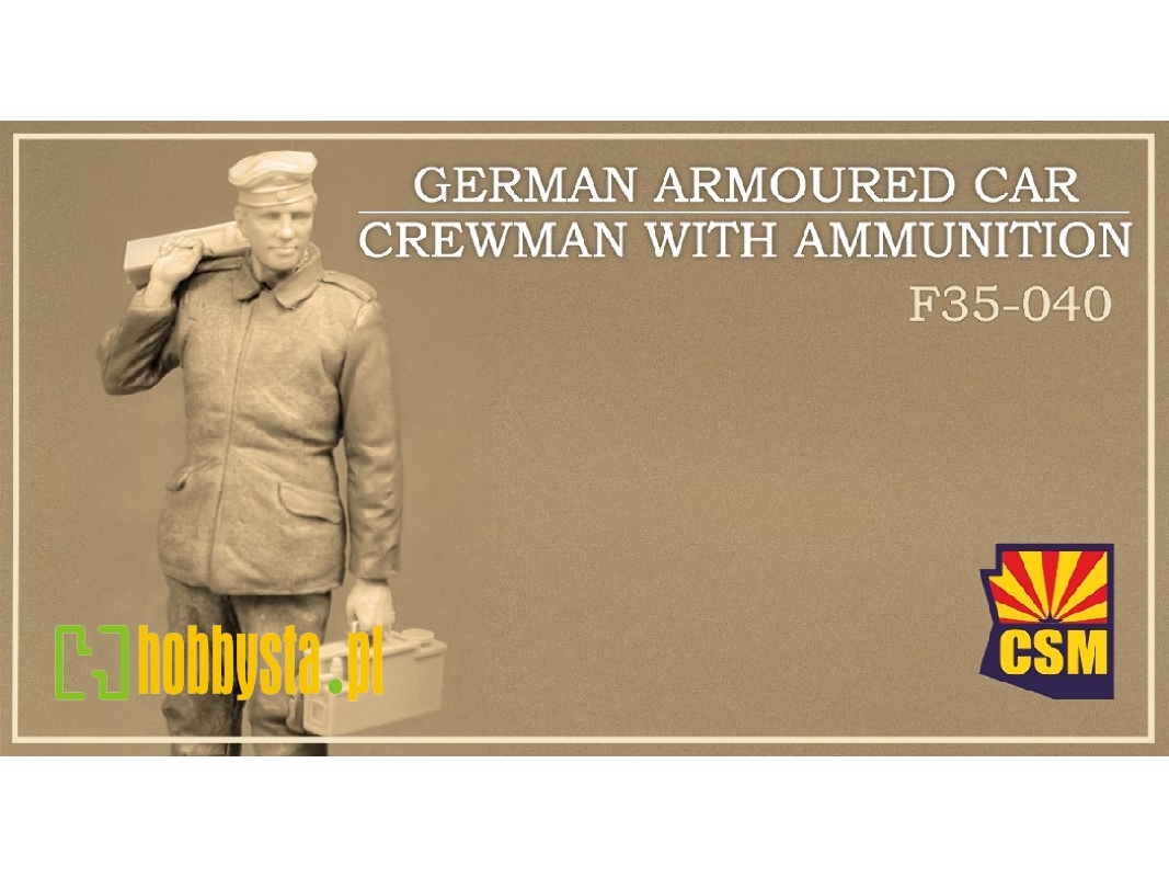 German Armoured Car Crewman With Ammunition - image 1