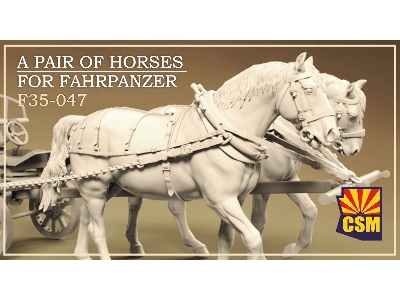 A Pair Of Horses For Fahrpanzer - image 1