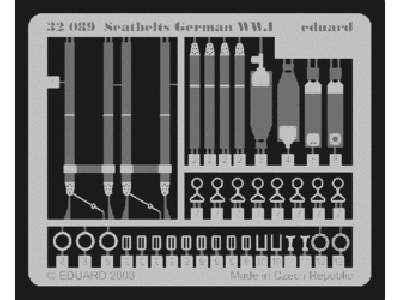 Seatbelts German WWI 1/32 - image 1