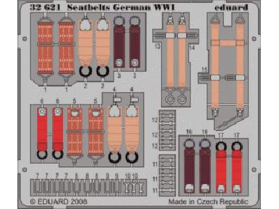 Seatbelts German WWI 1/32 - image 1