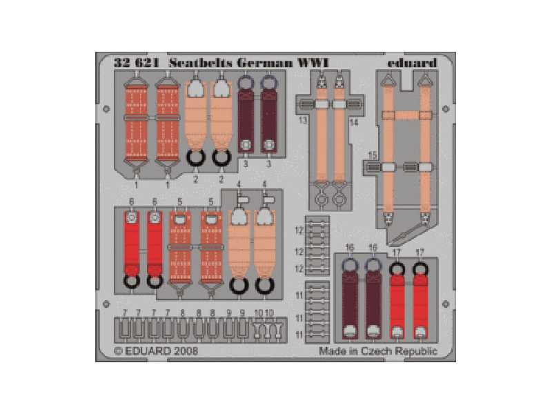 Seatbelts German WWI 1/32 - image 1