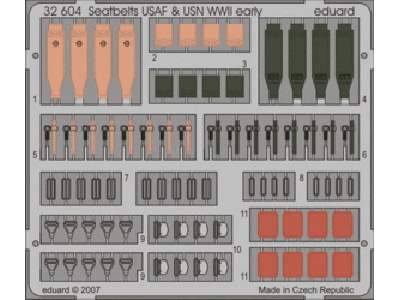 Seatbelts USAF & USN WWII early 1/32 - image 1