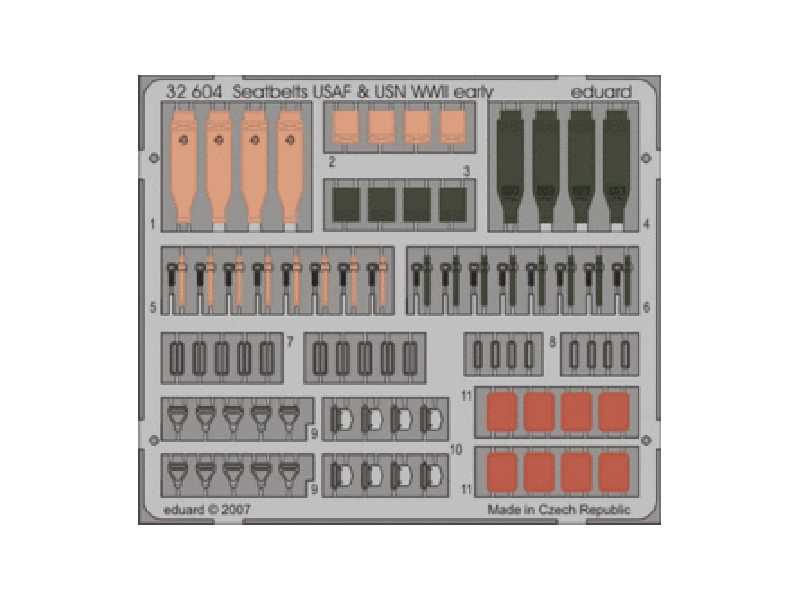 Seatbelts USAF & USN WWII early 1/32 - image 1