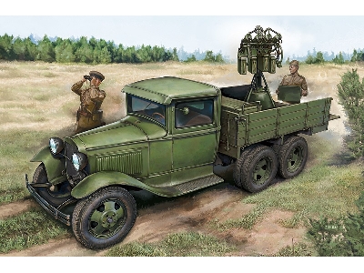 Gaz-aaa With Quad Maxim Aa Gun - image 1