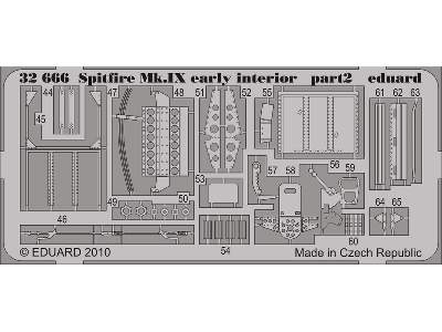 Spitfire Mk. IX early interior S. A. 1/32 - Tamiya - image 3