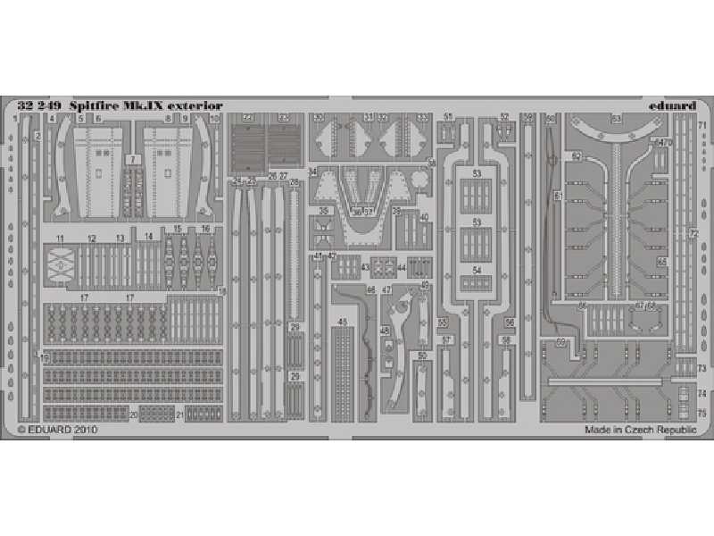 Spitfire Mk. IX exterior 1/32 - Tamiya - image 1