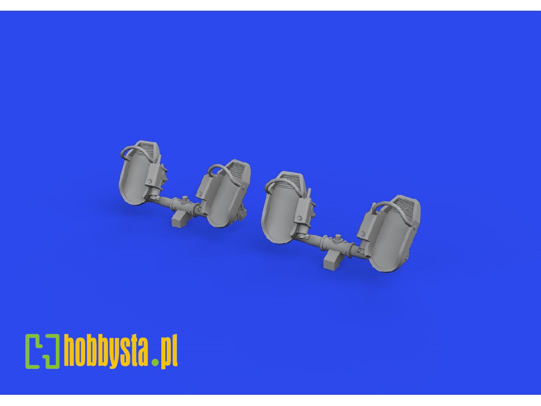 Bf 109E rudder pedals early PRINT 1/32 - image 1