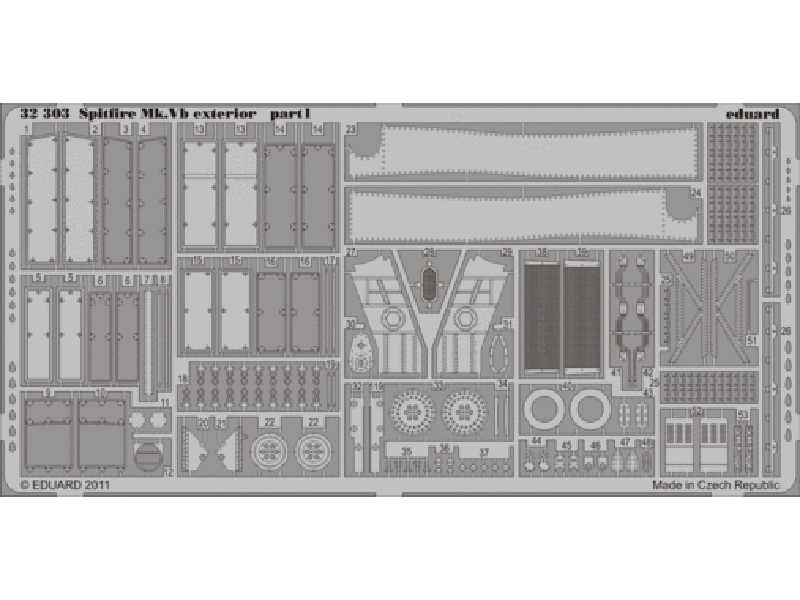 Spitfire Mk. Vb exterior 1/32 - Hobby Boss - image 1