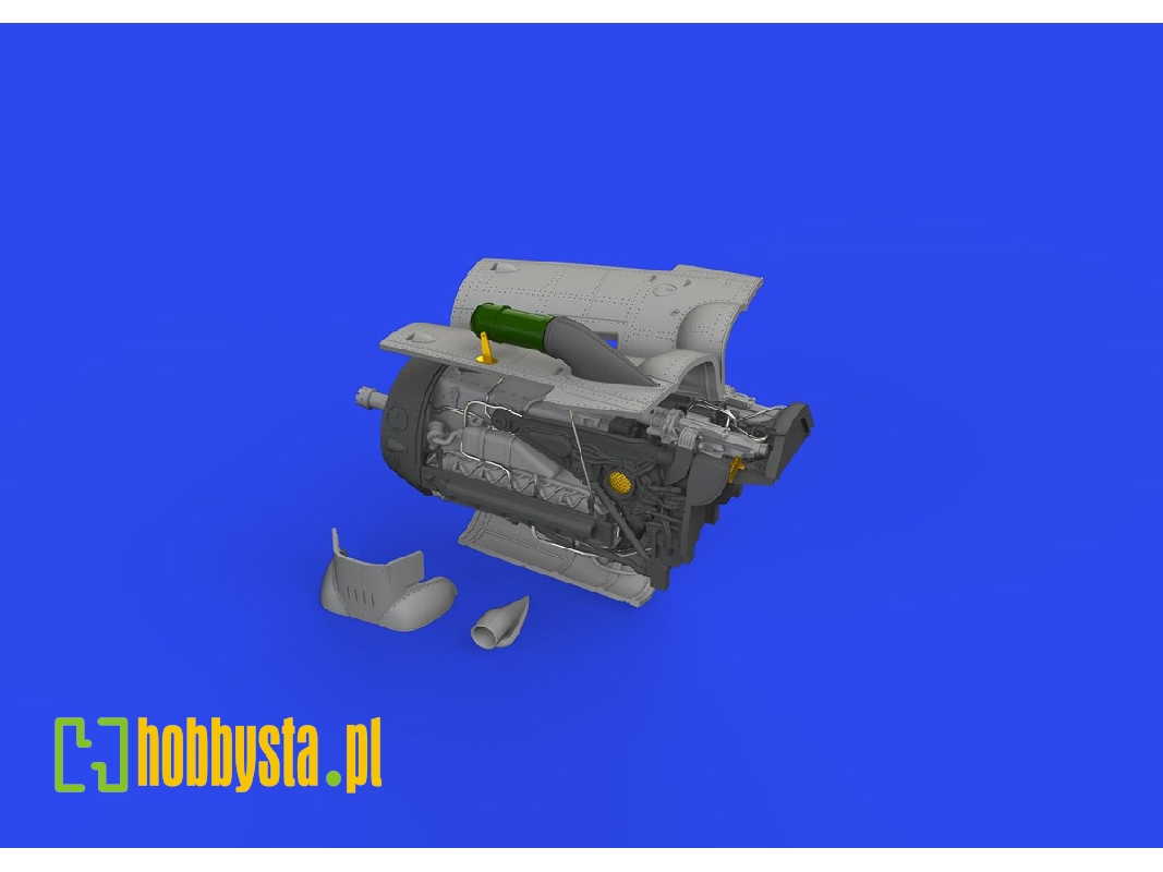 Bf 109G-6 engine PRINT 1/72 - EDUARD - image 1