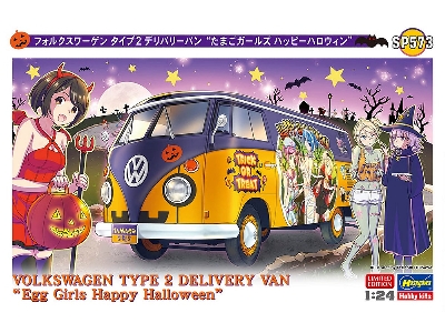 Volkswagen Type 2 Delivery Van - Egg Girls Happy Halloween - image 1