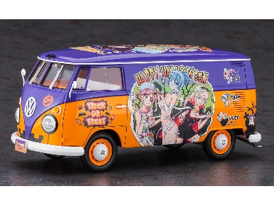 Volkswagen Type 2 Delivery Van - Egg Girls Happy Halloween - image 2