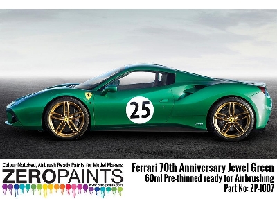 1007 Jewel Green - Ferrari 70th Anniversary Matt - image 1