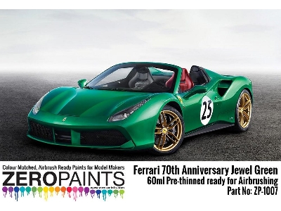 1007 Jewel Green - Ferrari 70th Anniversary Matt - image 2