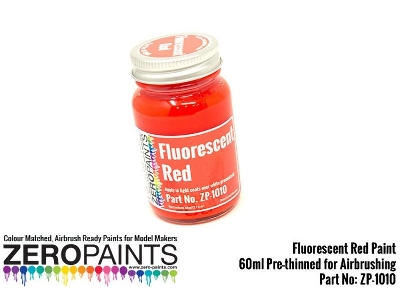 1010 Fluorescent Red Paint - image 1