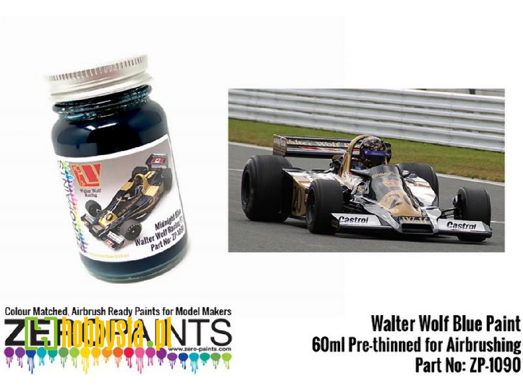 1090 Walter Wolf Racing F1 Midnight Blue - image 1